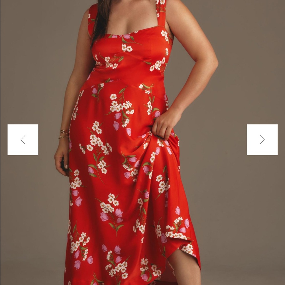 The Jocelyn Sleeveless Slip Midi Dress by Maeve